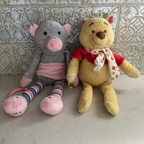 Scentsy Buddy Baby Sidekick Plush Winnie The Pooh & Pippy the Pig - Picture 3 of 5